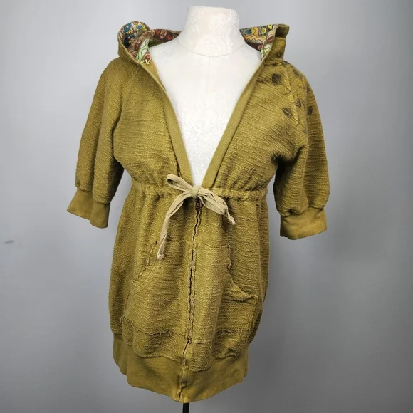 Anthropologie Scrapbook Y2K vintage Baby Doll Hoodie Size Medium - Picture 2 of 14